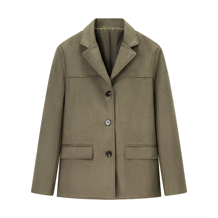 Blazer féminin à la mode en matériau doux Chic & Stil