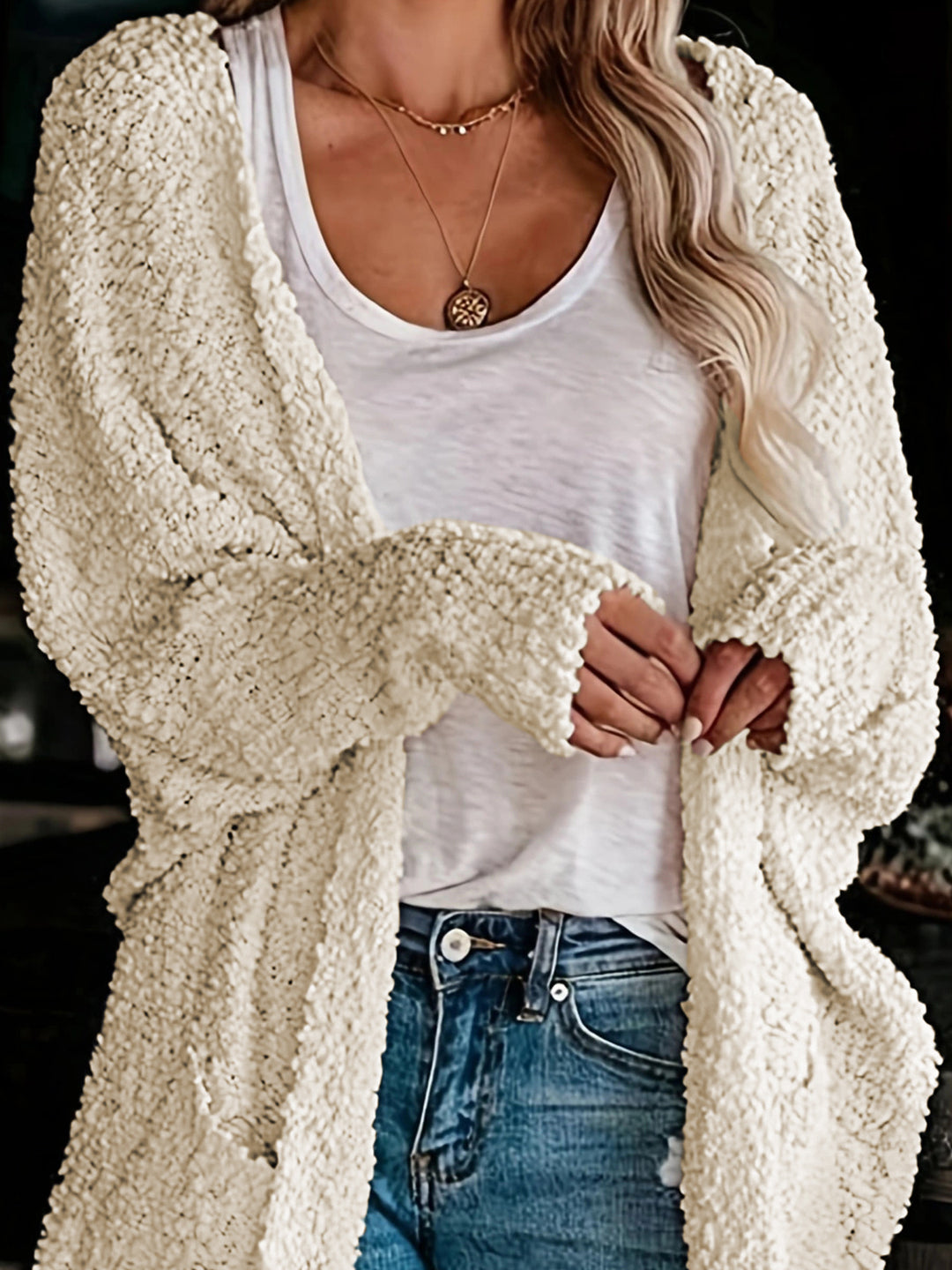 Ladies cozy cardigan Lune London
