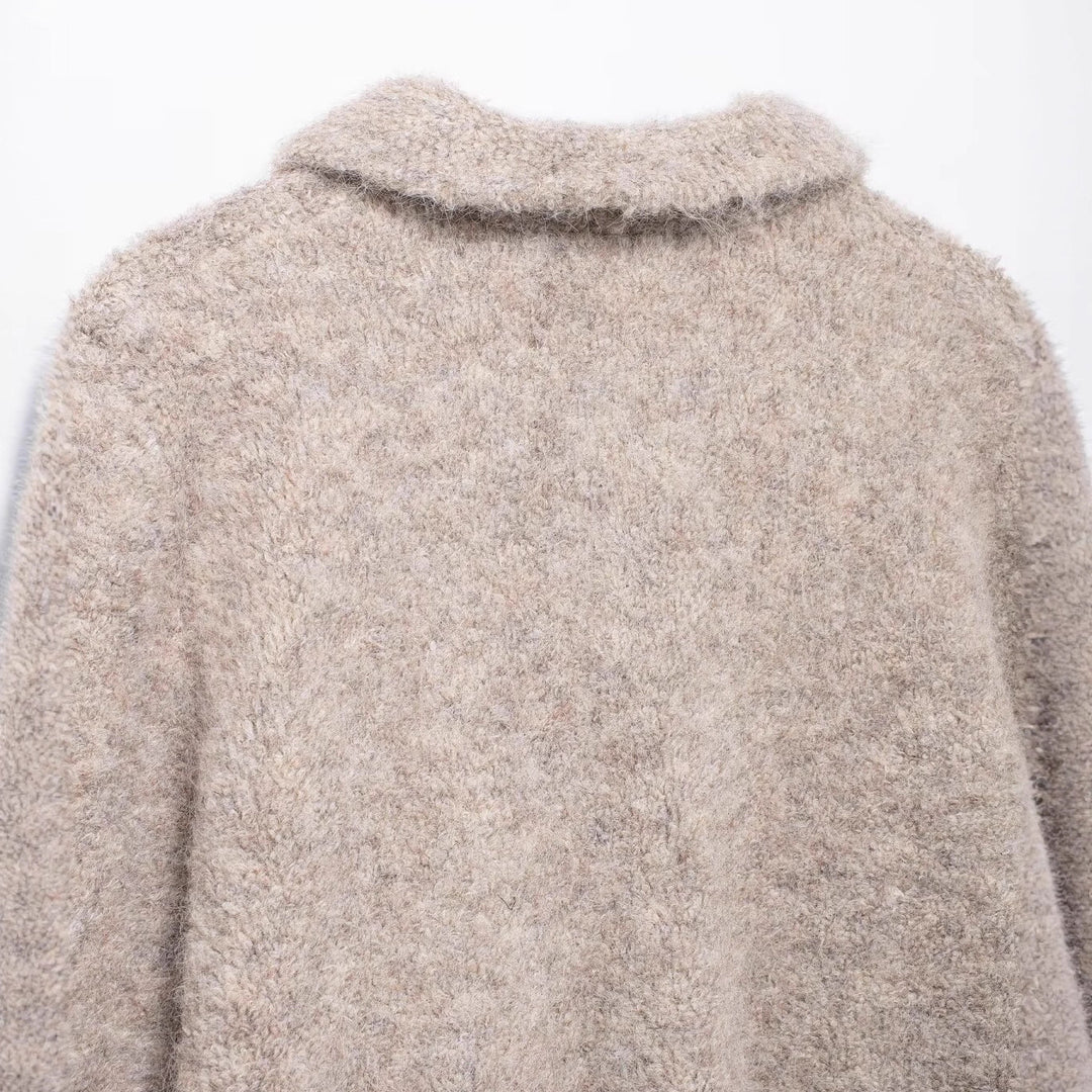 Chef jacket for women with decorative button details Lune London