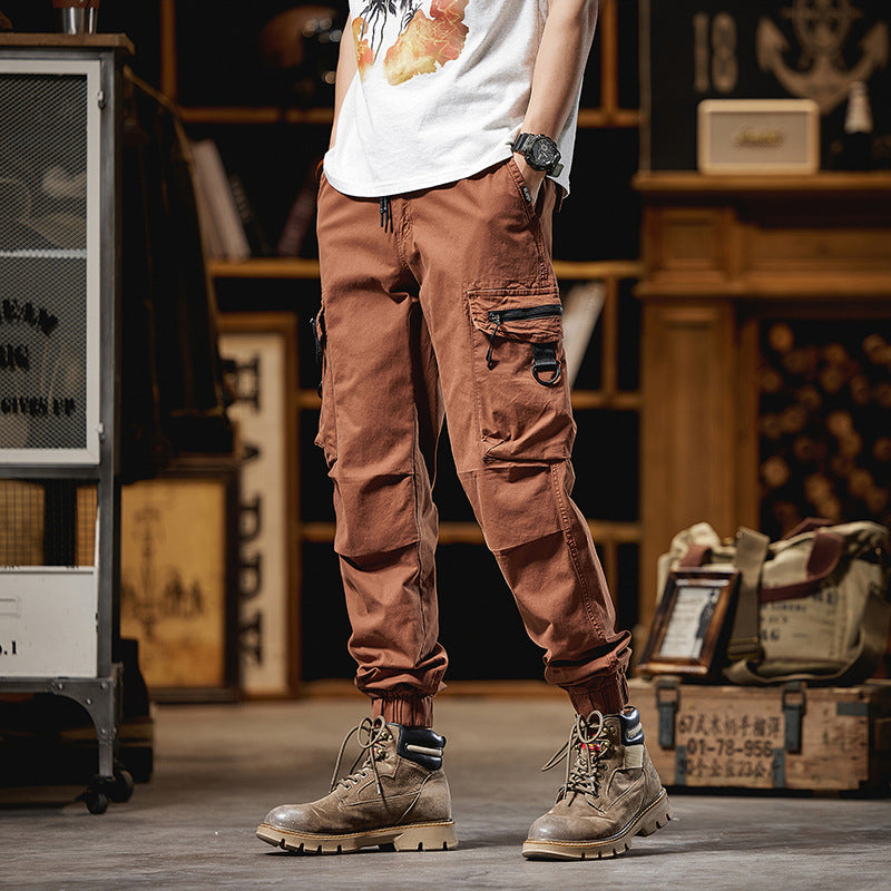 Pantalon cargo multifonctionnel pour hommes Lune London