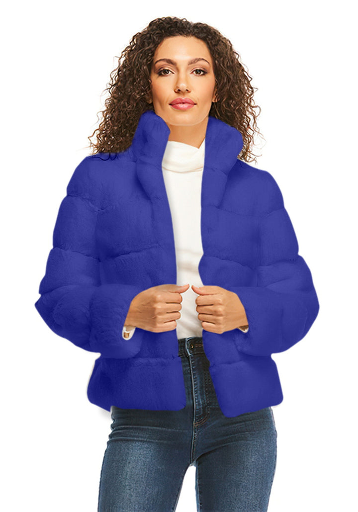 Ladies Chic High Collar Padded Jacket