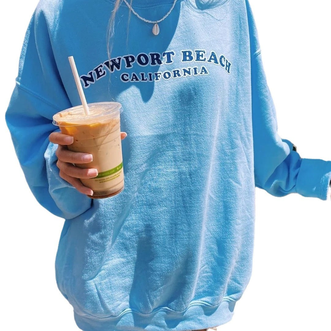 Casual sweatshirt for women with nostalgic inscription Lune London