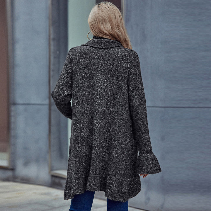 Cardigan en tricot confortable pour femmes avec une coupe ouverte et des poches pratiques Chic & Stil