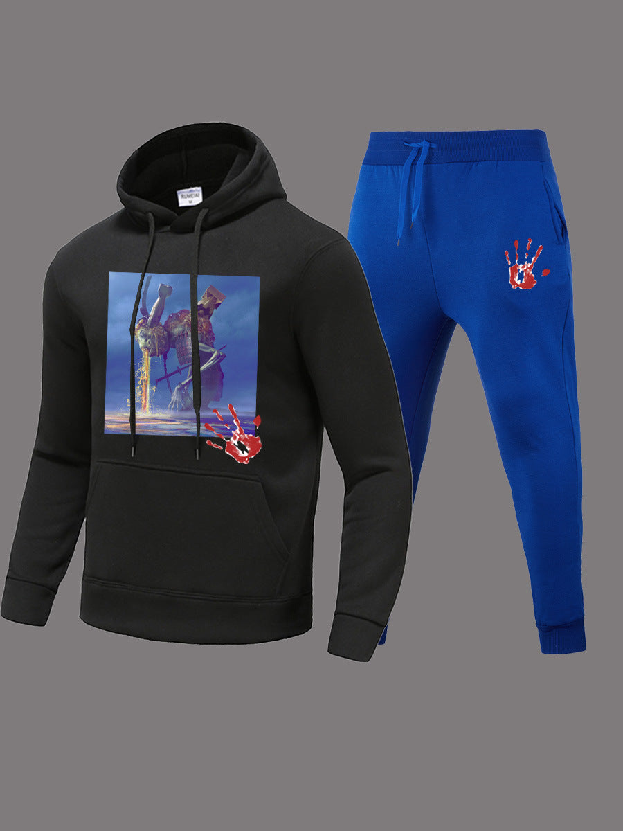Women's Hoodie and Jogging Set with Creative Graphic Design Lune London