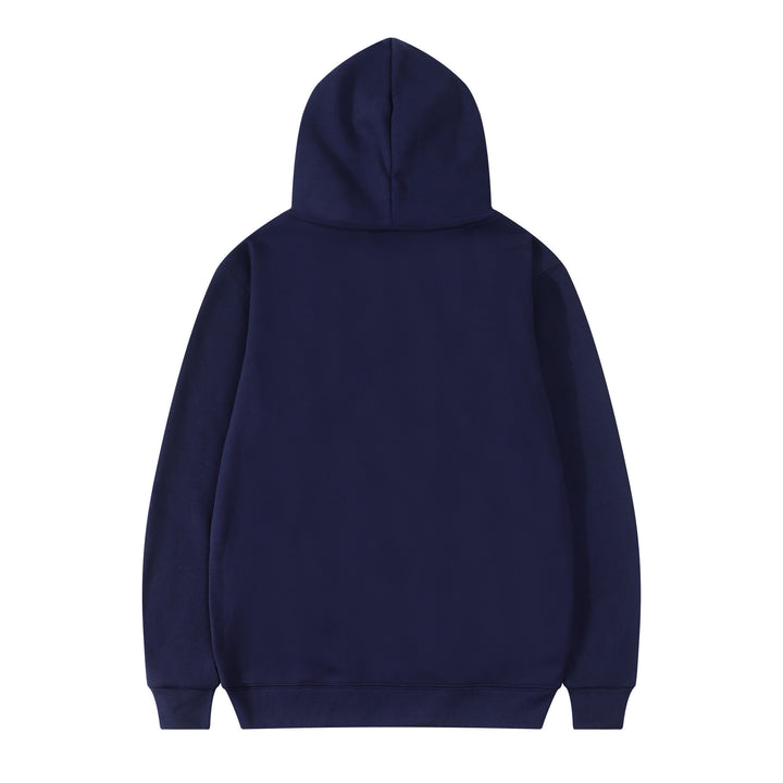 Women's hoodie in soft fleece with kangaroo pocket Lune London