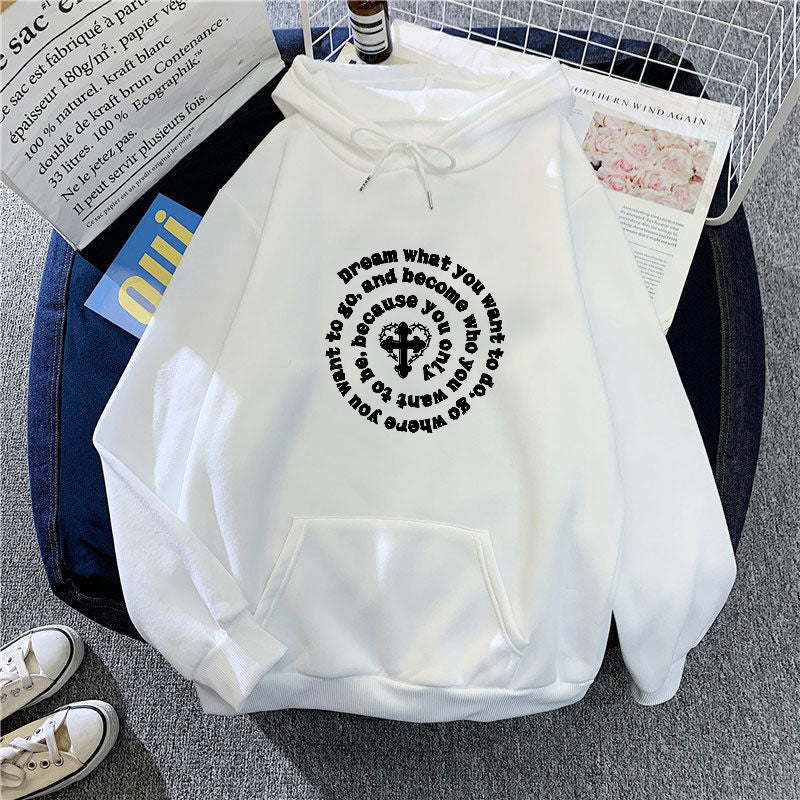 Women's hoodie with inspiring motif Chic & Stil