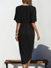 Lune London | Classic Wrap Dress with Elegant V-Neck