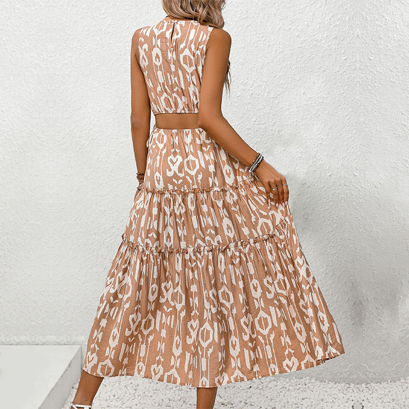 Lune London Women's Ruffle Maxi Dress