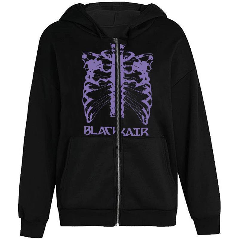 Women’s hoodie with innovative skeleton design Lune London