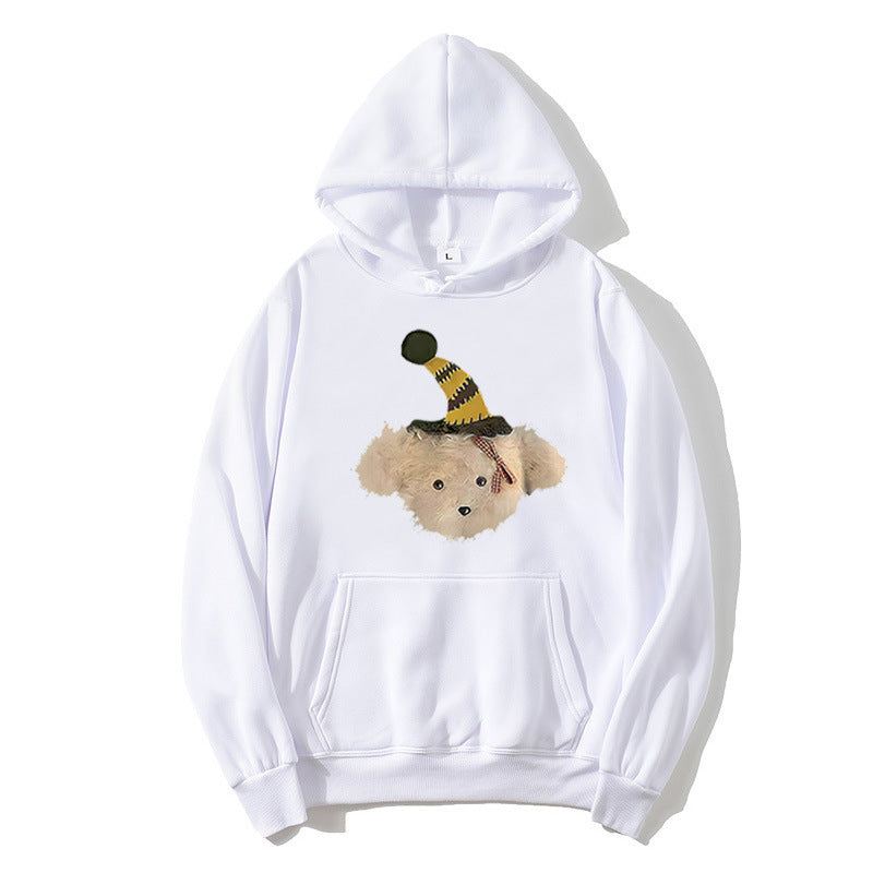 Women's hoodie with playful dog motif Chic & Stil