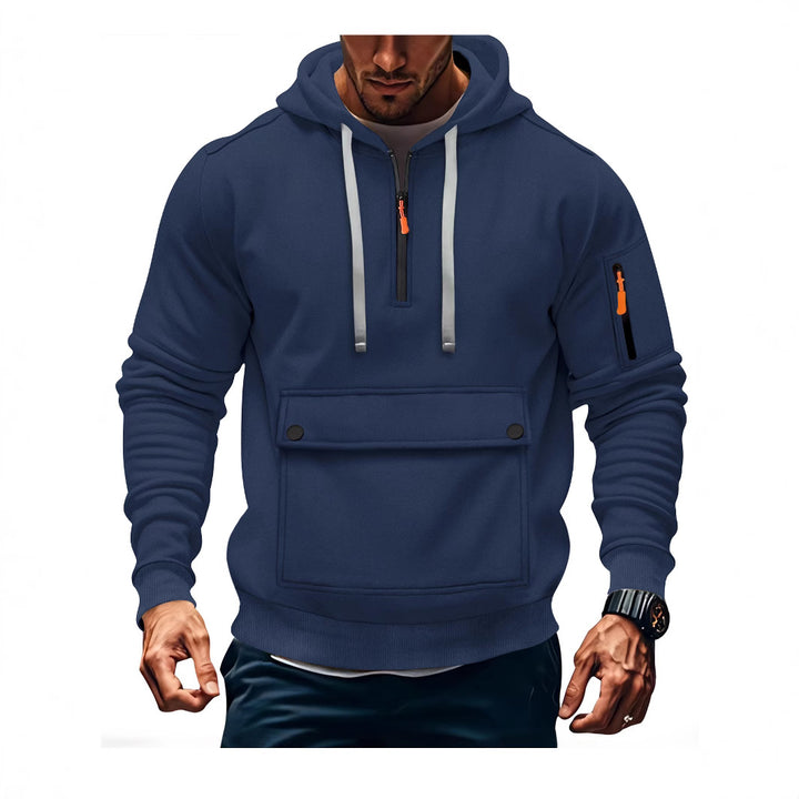 Casual hoodie for men with practical pockets Lune London