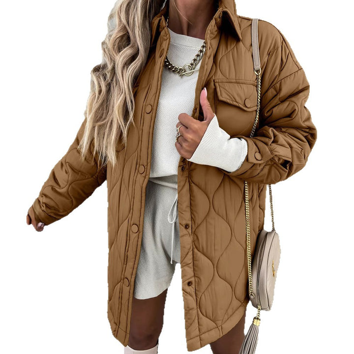 Warm quilted jacket for women with practical pockets and casual fit Lune London