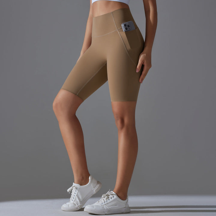 Women's Cycling Shorts with High Waist and Practical Side Pockets Lune London