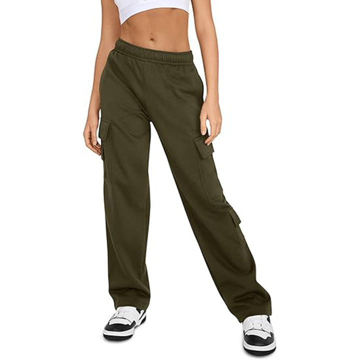 Cargo jogger pants for women with side pockets Lune London