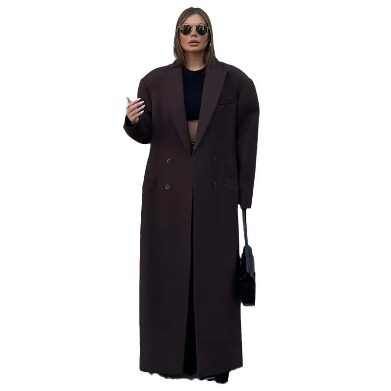 Lune London oversized wool coat for women