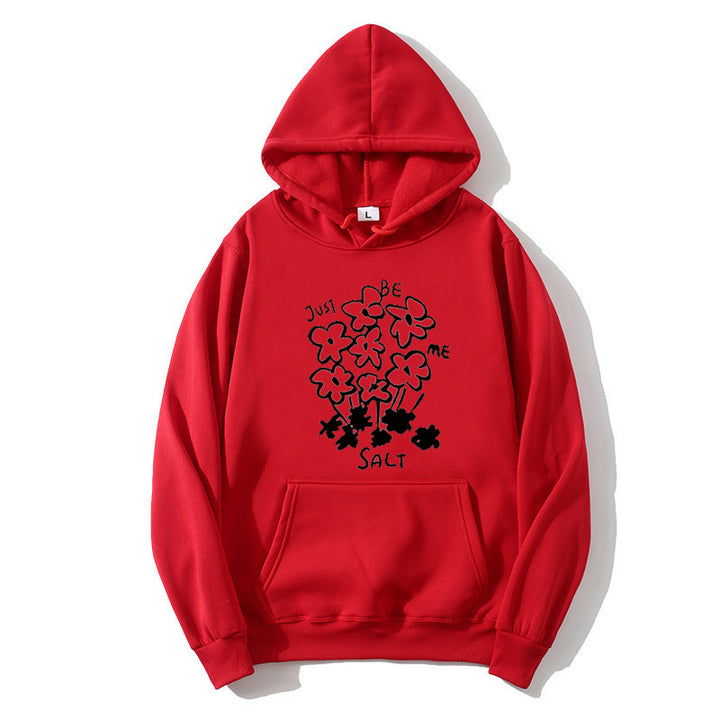 Women's hoodie with artistic floral motif Chic & Stil