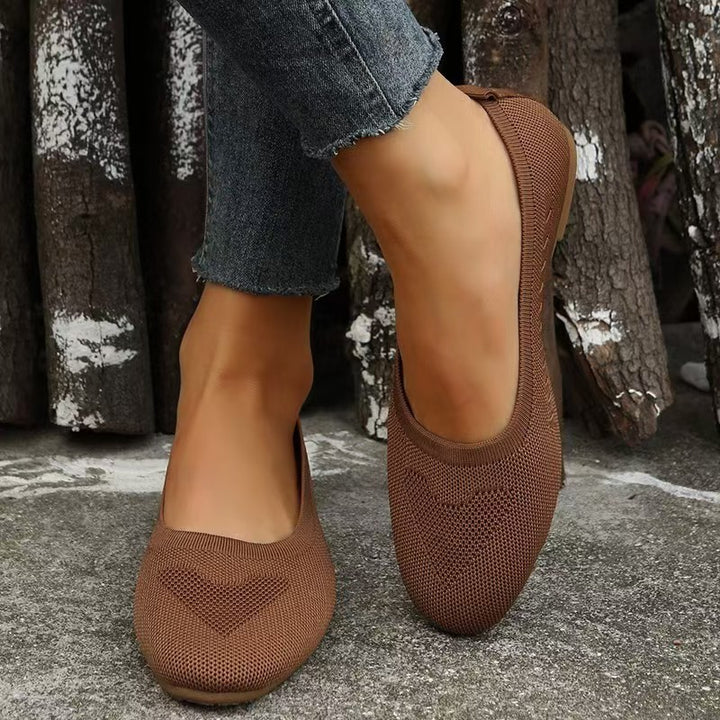 Lune London Stretch Mesh Ballet Flats for Women