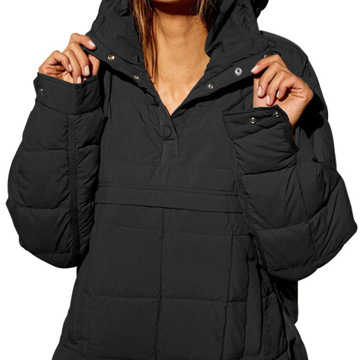 Casual winter jacket for women with quilted design and collar Lune London