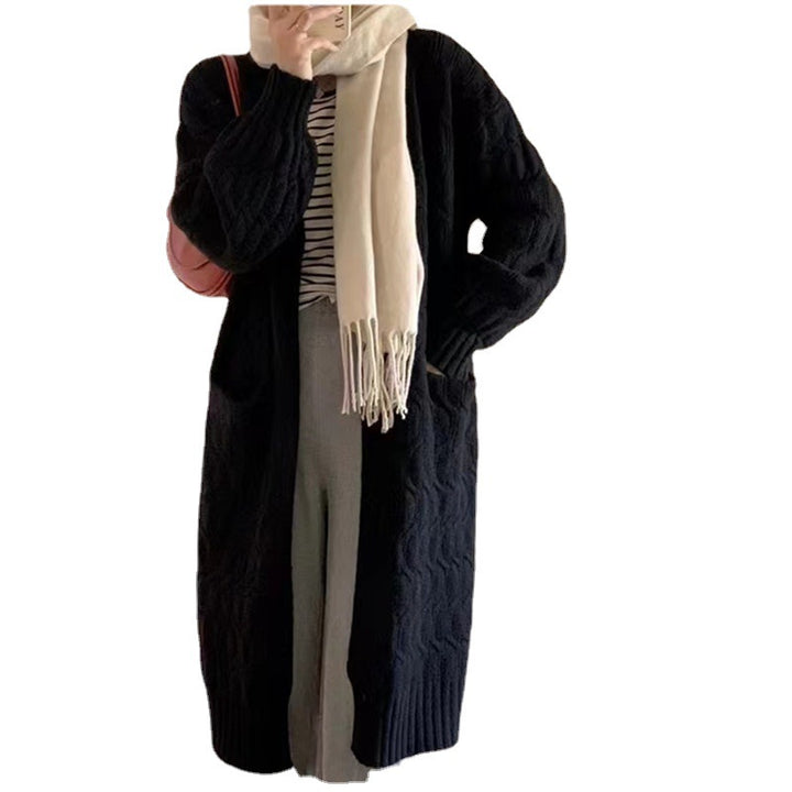 Cardigan épais pour femmes avec poches et col en V Chic & Stil
