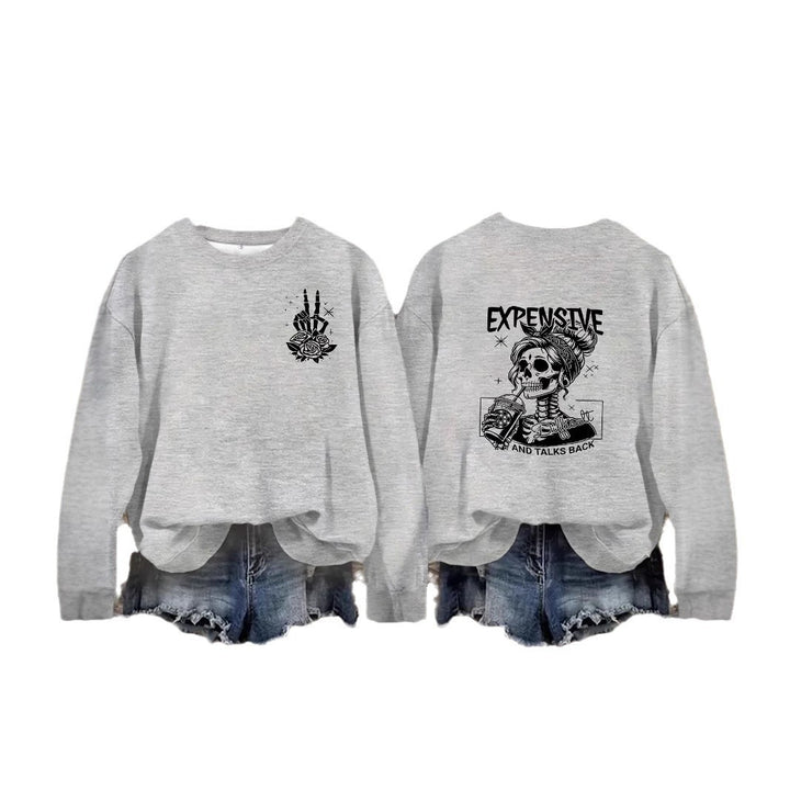 Sweatshirt femme avec design créatif et coupe décontractée Chic & Stil