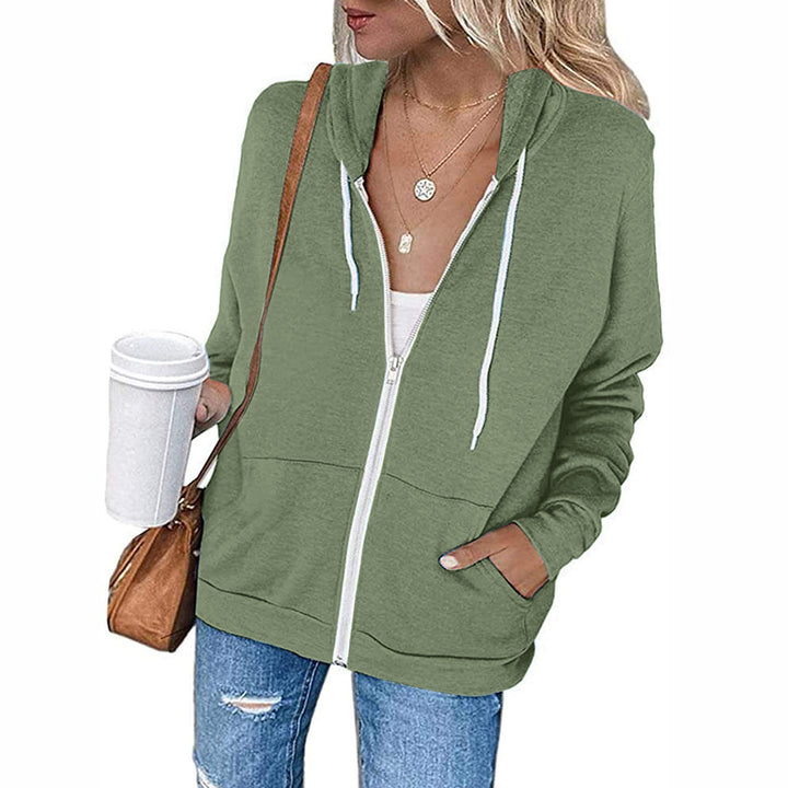 Women's hooded jacket in soft fleece with practical pockets Lune London