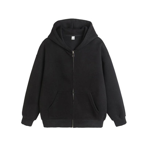 Hooded jacket for women with practical zipper Lune London