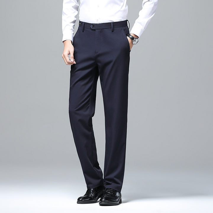 Elegant business trousers for men with fine structure Lune London