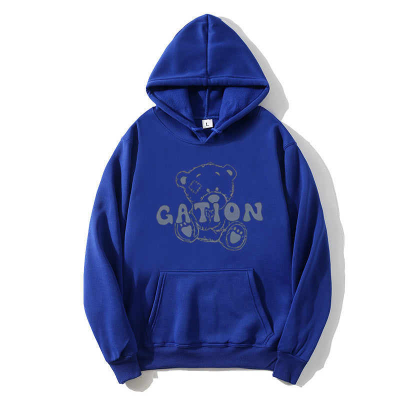 Women's hoodie with cute bear motif Chic & Stil