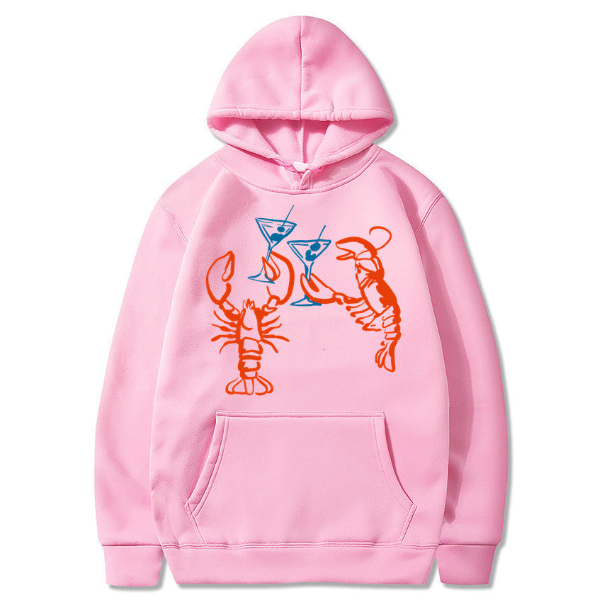 Sweat à capuche pour femmes avec motif de homard turbulente Chic & Stil