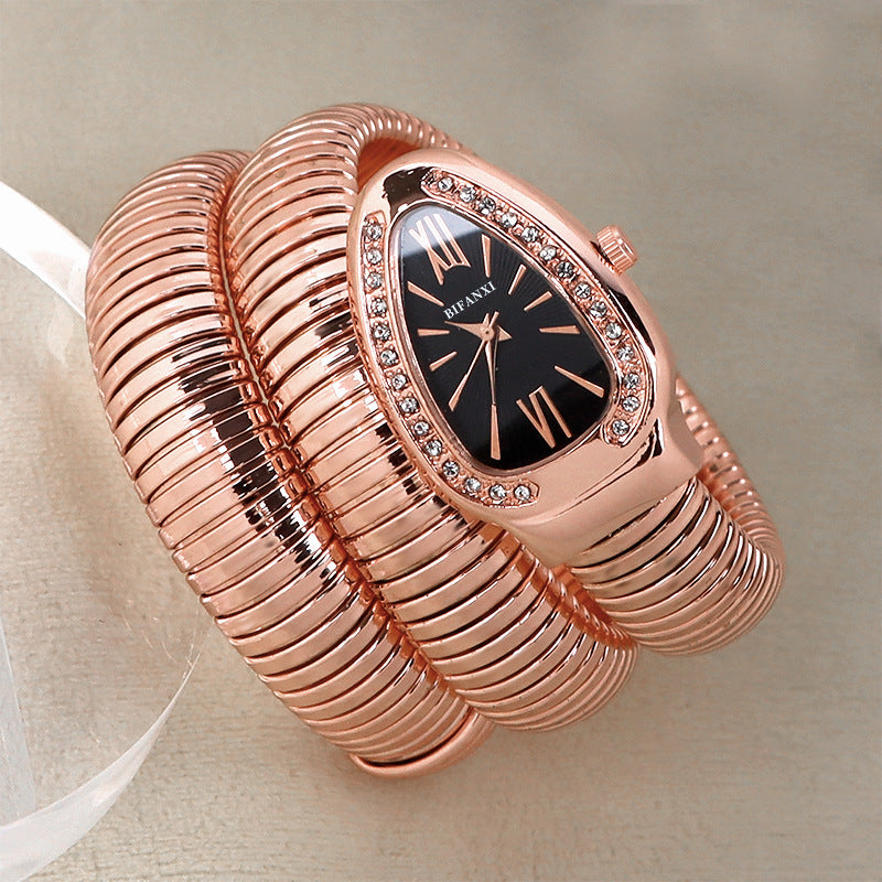 Lune London | Snake Watch with Quartz Movement and Personal Bracelet