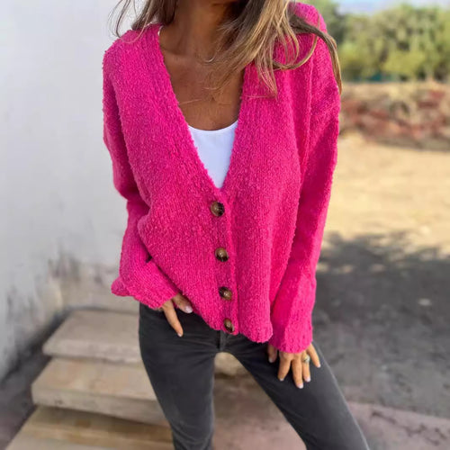 Ladies Comfortable Knit Vest with Chic and Stylish Button Details