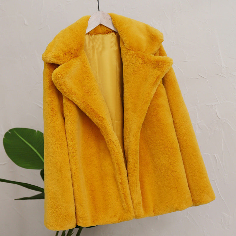 Ladies Flauscher Coat Lune London