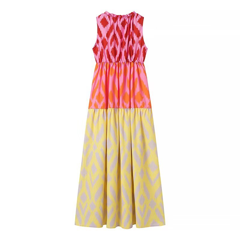Maxi dress for women with colorful pattern and relaxed fit Lune London