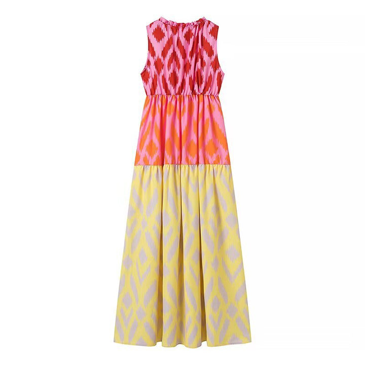 Maxi dress for women with colorful pattern and relaxed fit Lune London