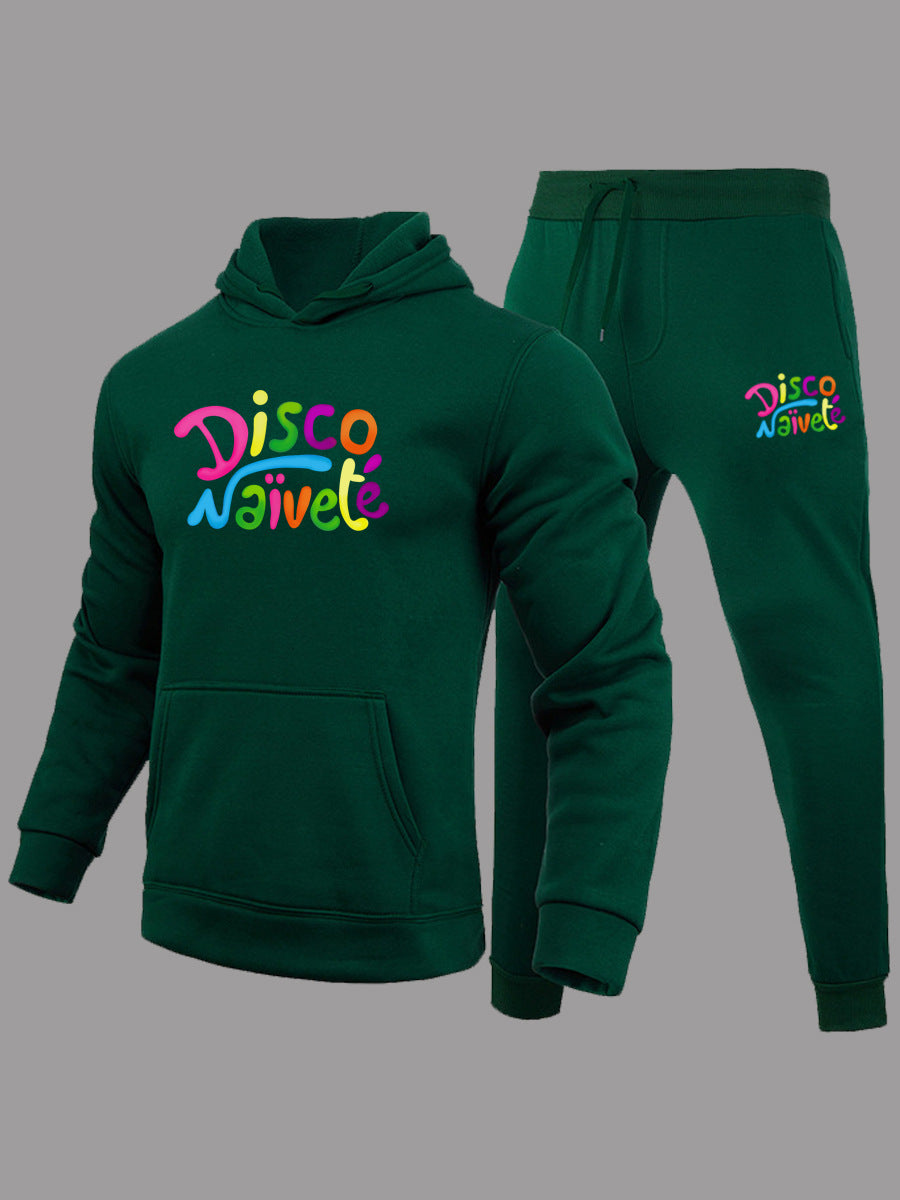 Women's hoodie and jogger set with bold inscription Lune London