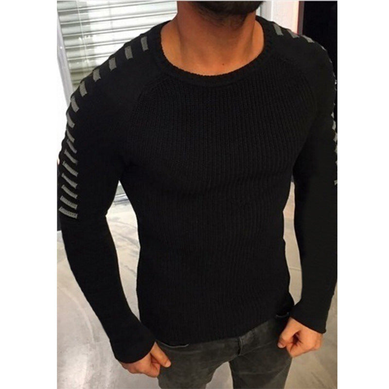 Knitted sweater for men with an innovative design and structured sleeves Lune London