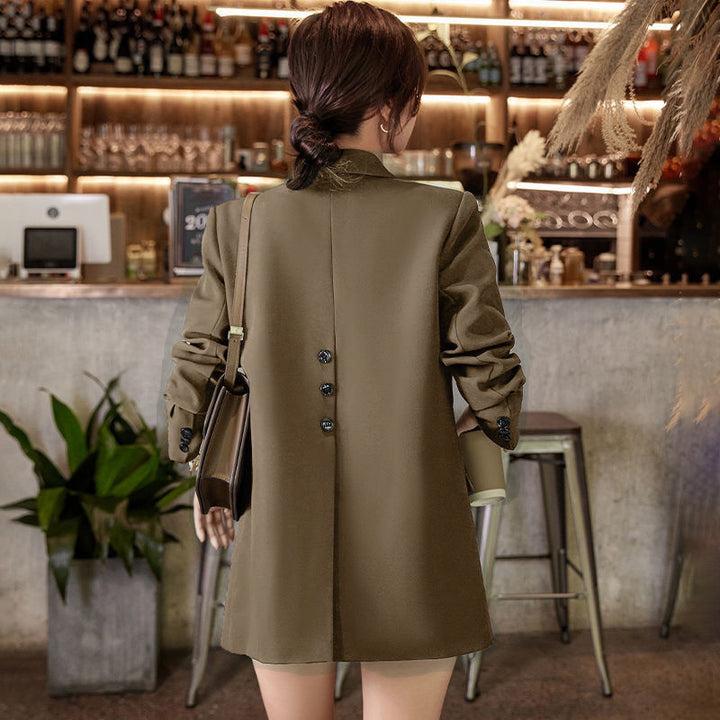 Blazer moderne pour femmes à revers hauts Chic & Stil