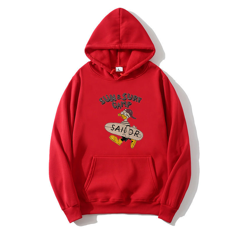 Women’s hoodie with funny surf motif Chic & Stil