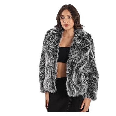 Ladies Faux Fur Jacket Lune London