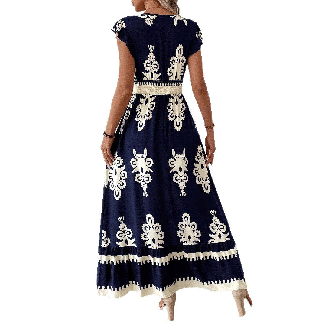 Women Maxi Dress Bohemian Print Lune London