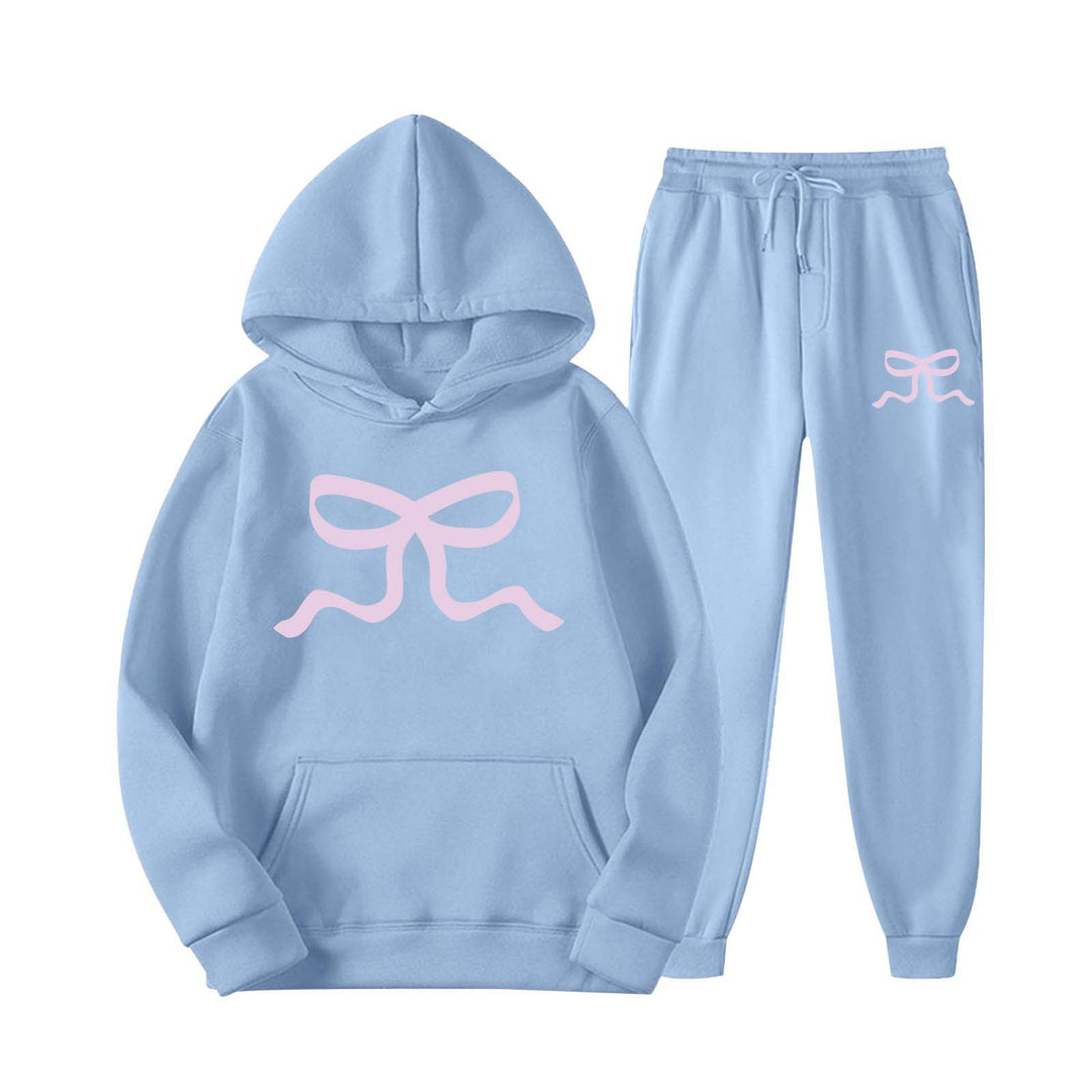 Ensemble de sweat à capuche décontracté et de pantalon de jogging pour femmes Chic & Stil