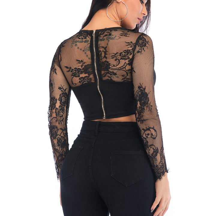 Chic and stylish lace crop top for women