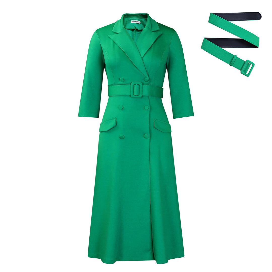 Women's trench coat with belted waist and luxurious details Lune London