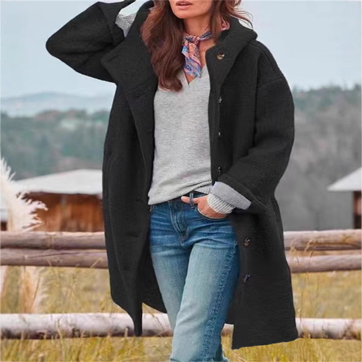 Ladies Oversized Chic Wool Coat