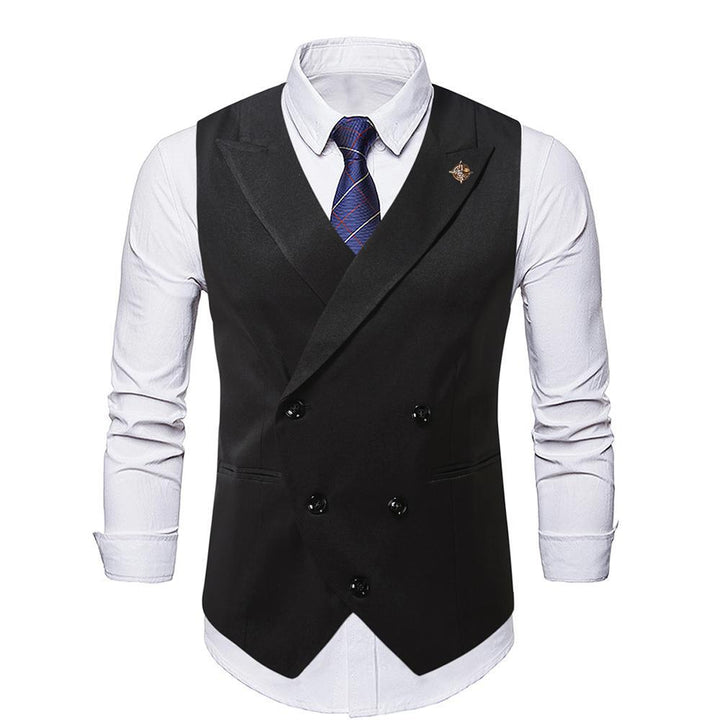 Men's Double-breasted Tailored Suit Vest Lune London