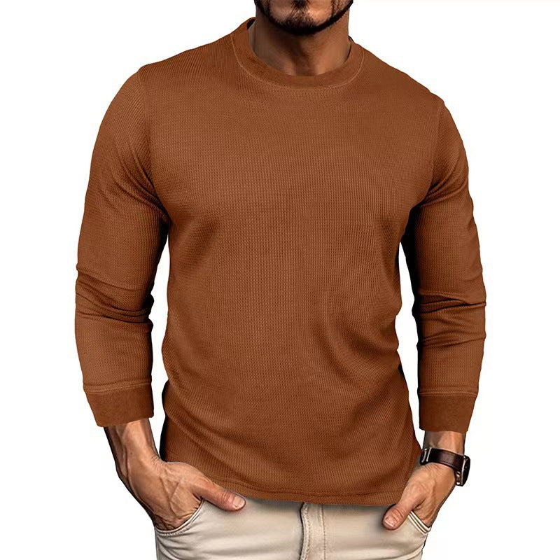 Long sleeve t-shirt for men in breathable ribbed material Lune London