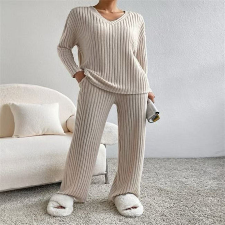 Ensemble de loungewear tricot décontracté pour femmes Chic & Stil