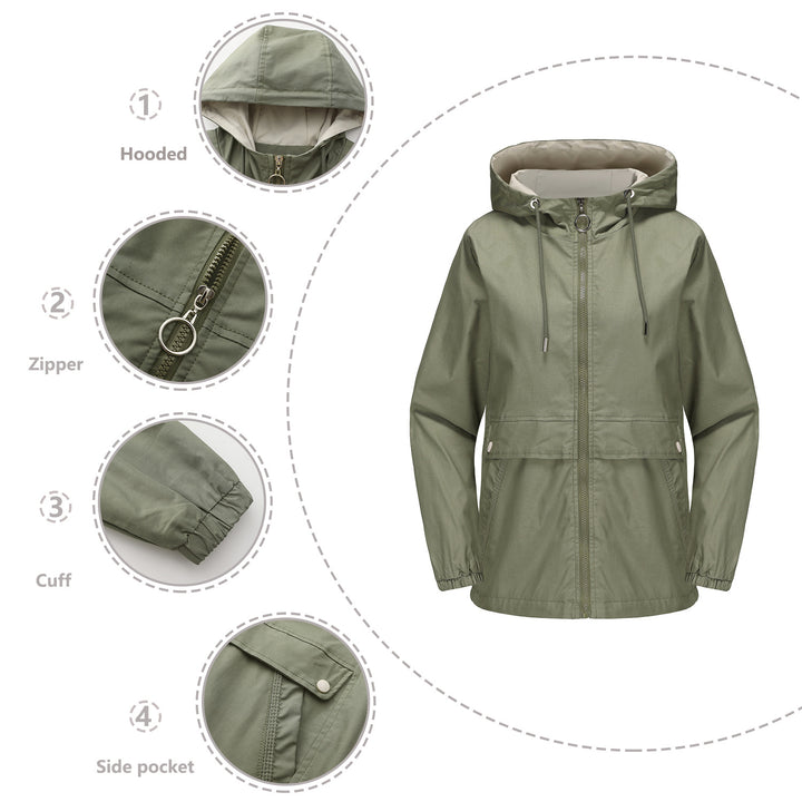 Fashion leisure jacket for women with adjustable belt Lune London