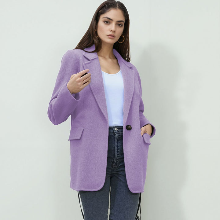 Elegant blazer jacket for women with structured surface and chic cut Lune London