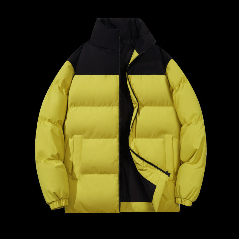 Insulated quilted jacket for men with high collar Lune London